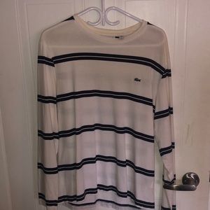 lacoste striped longsleeve